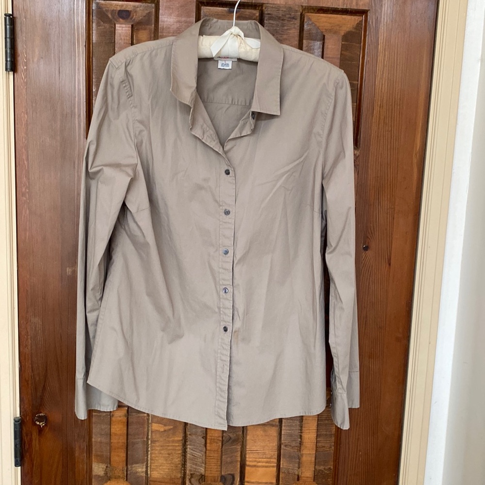 Jcrew Haberdashery Fitted Cotton Blouse